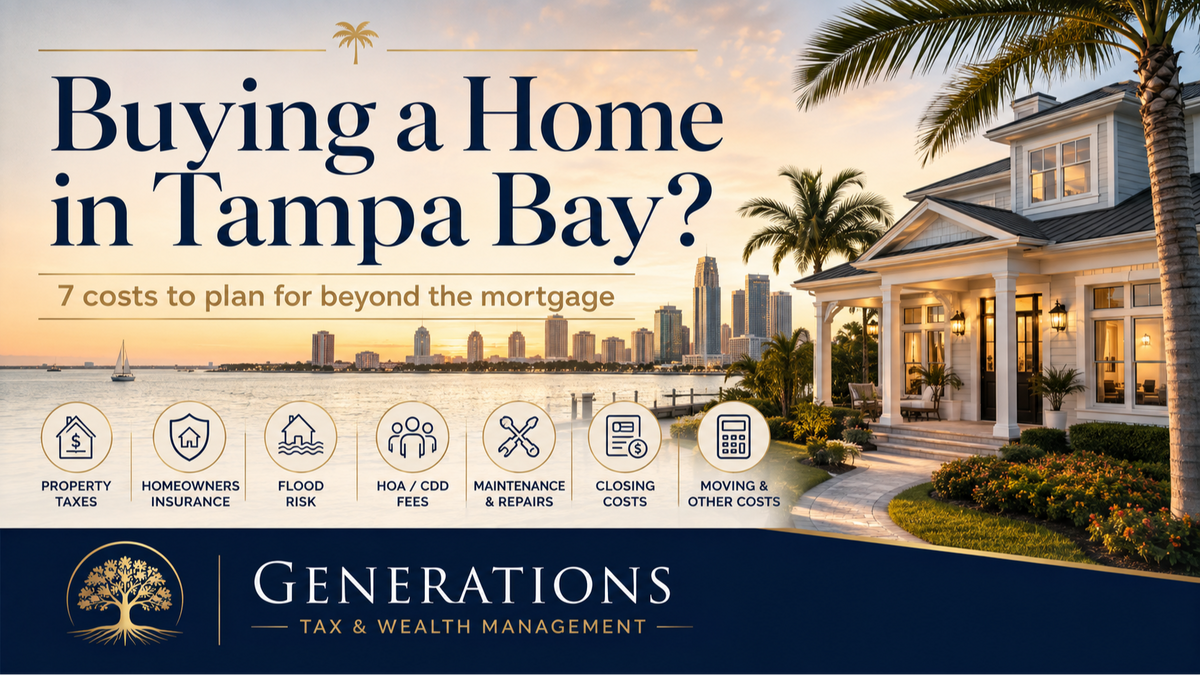 The Real Cost of Buying a Home in Tampa Bay: 7 Expenses to Plan for Beyond the Mortgage