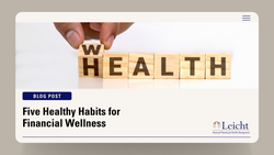 Five Healthy Habits for Financial Wellness