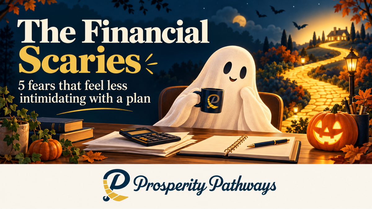 The Financial Scaries: 5 Things That Feel Less Intimidating When You Have a Plan