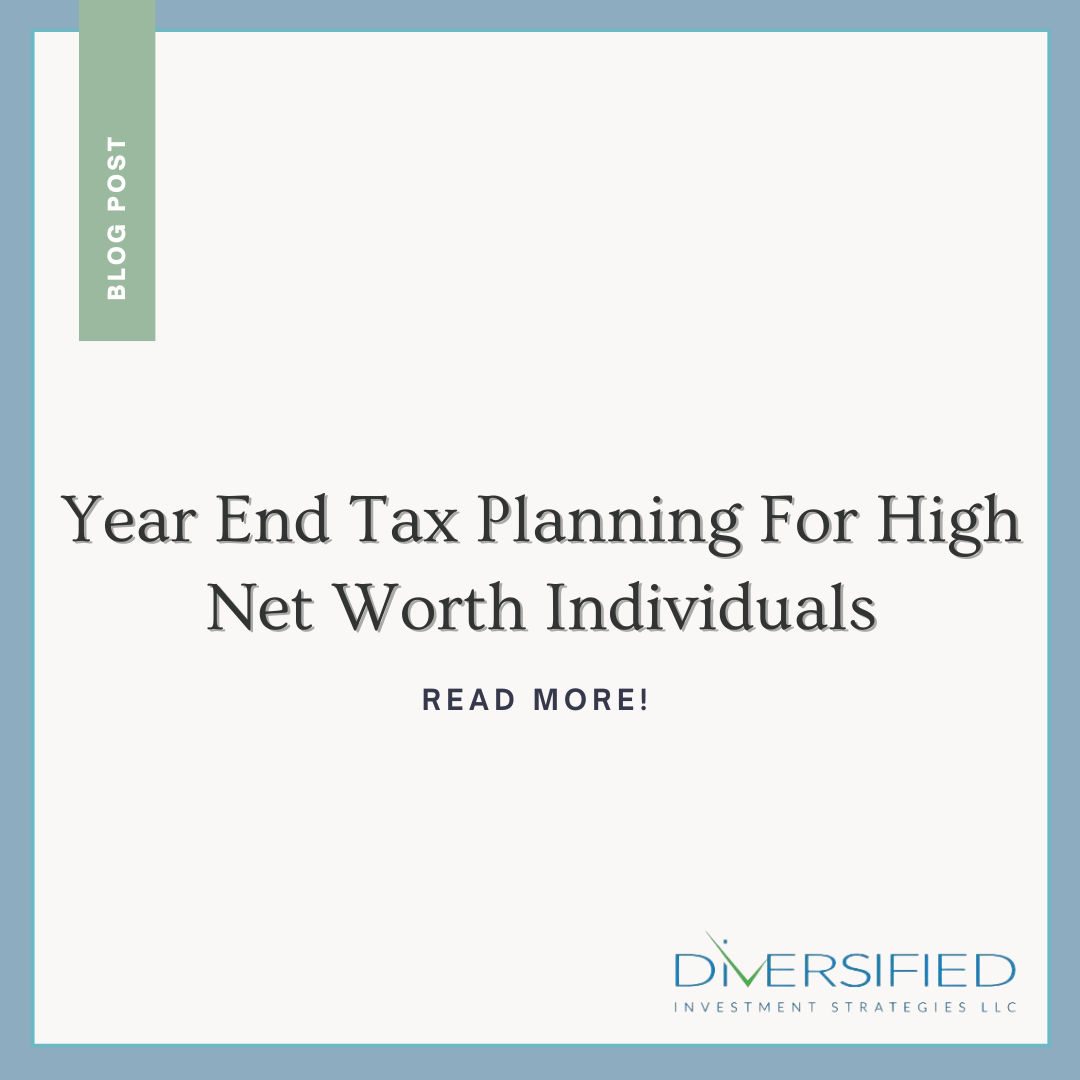 Year End Tax Planning for HNWI