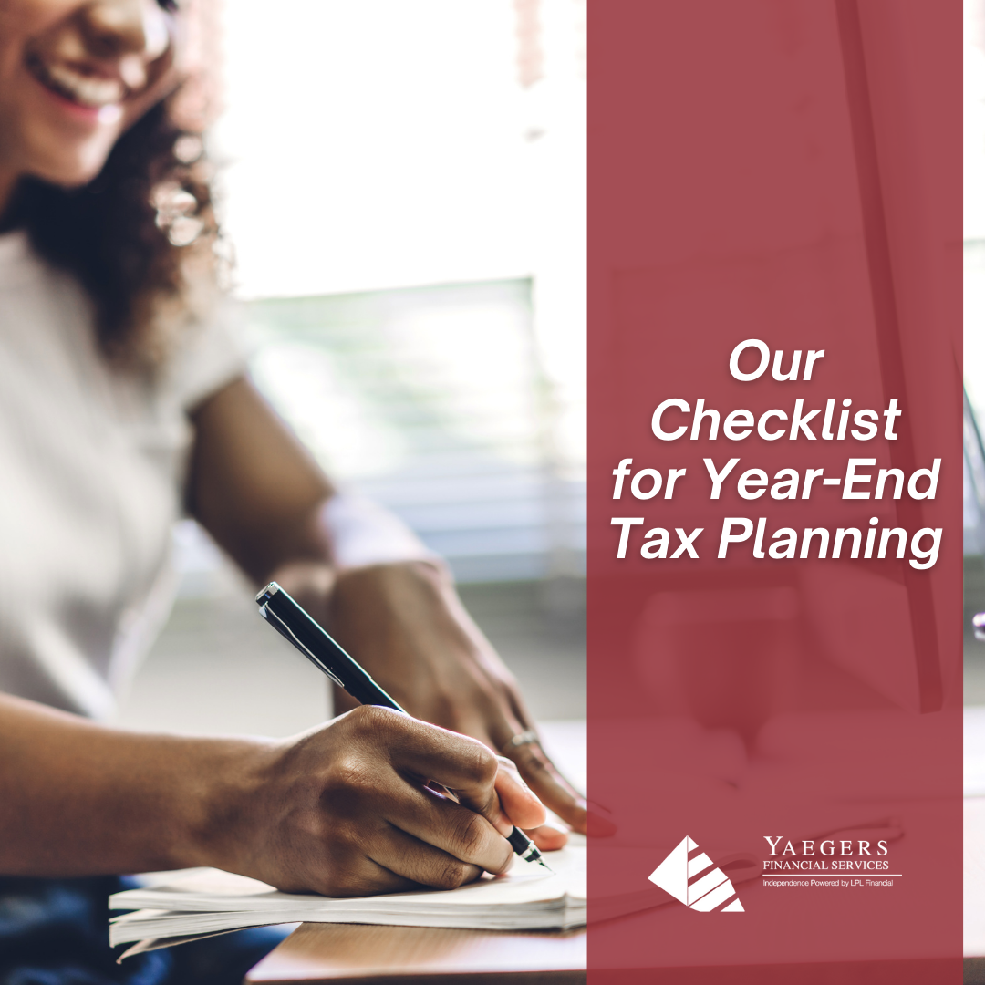 Appropriate Checklists for Year-End Tax Planning