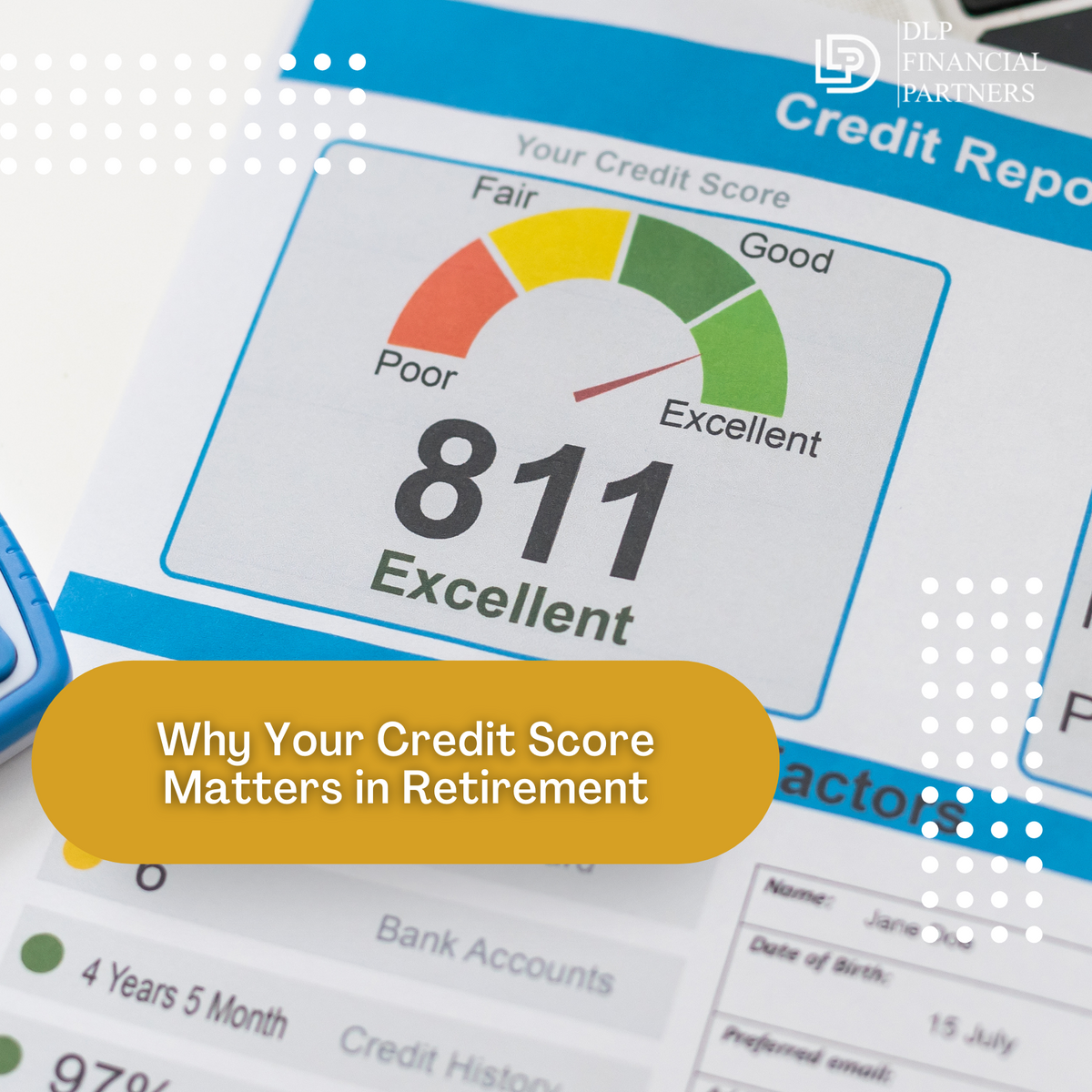 Why Your Credit Score Matters in Retirement