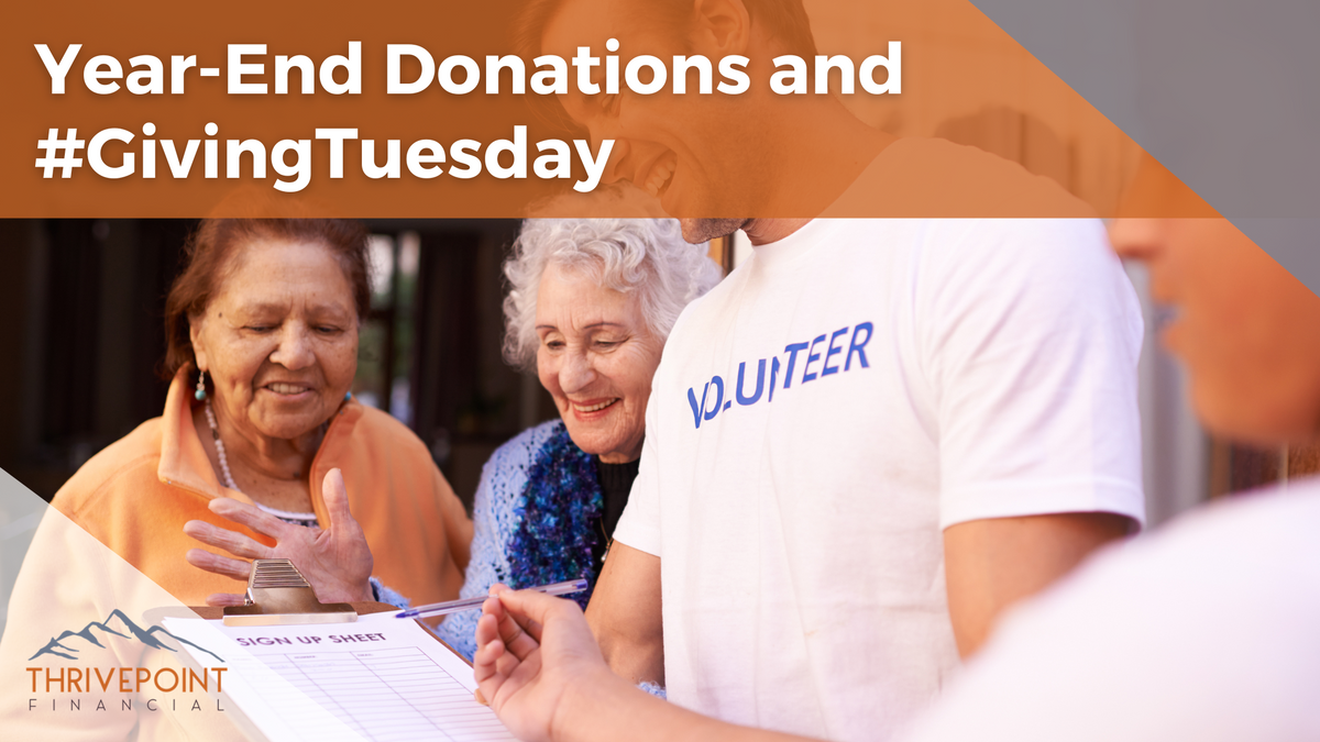 Year-End Donations and #GivingTuesday