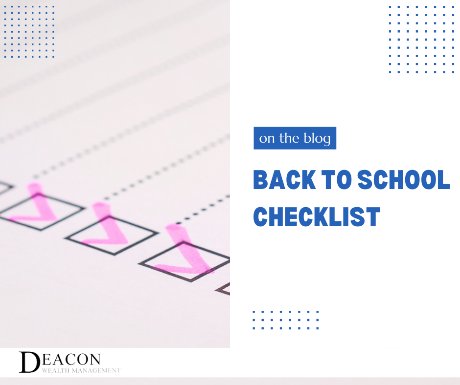 Back to School Checklist