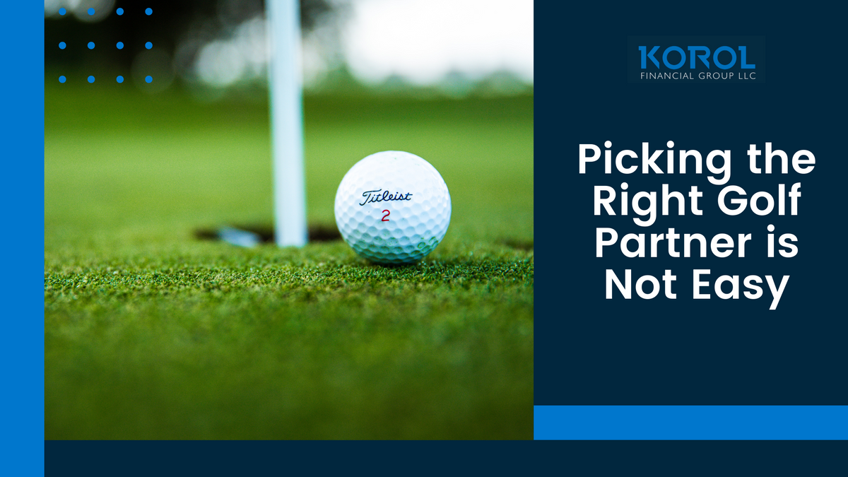 Picking the Right Golf Partner is Not Easy