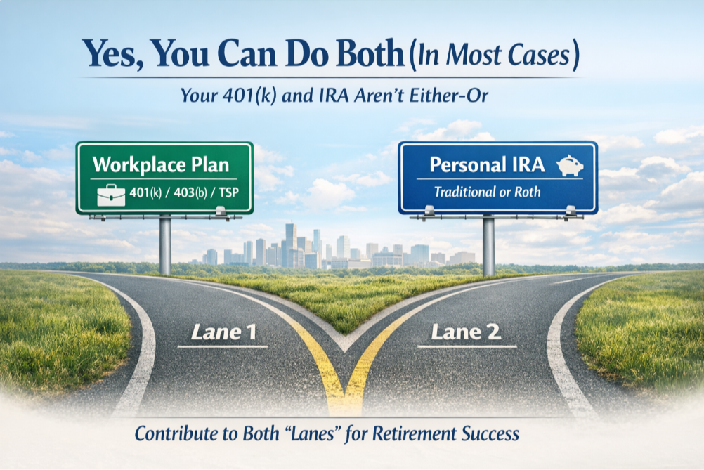 Yes, You Can Do Both: Your 401(k) and IRA Aren't Either-Or