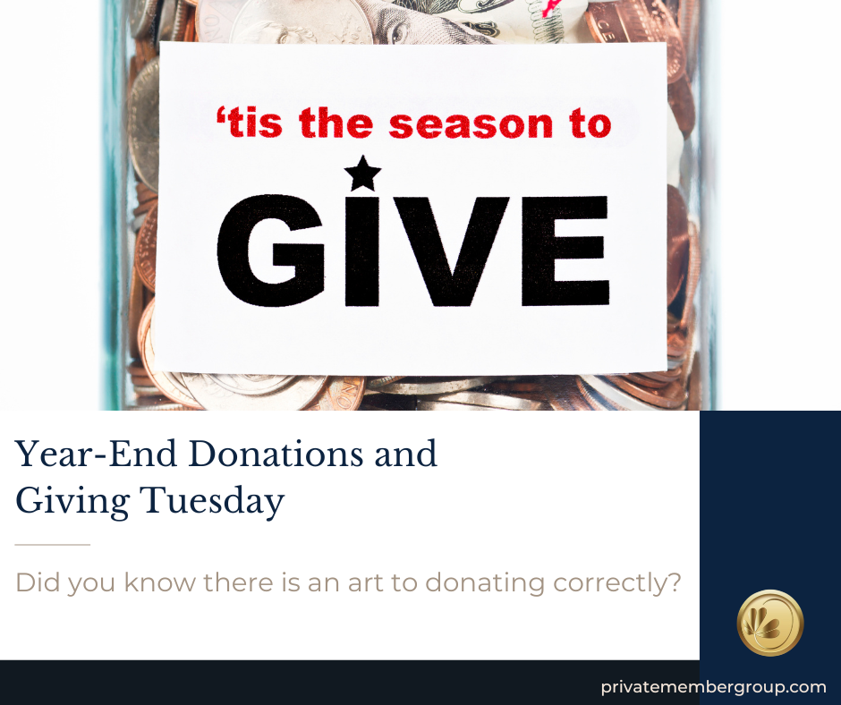 Year-End Donations and #GivingTuesday