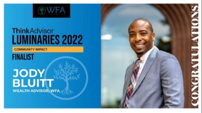 WFA Partner Jody J. Bluitt chosen as a LUMINARIES Class of 2022