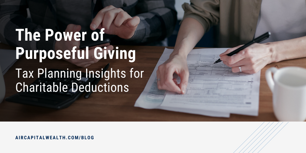 The Power of Purposeful Giving: Tax Planning Insights for Charitable Deductions