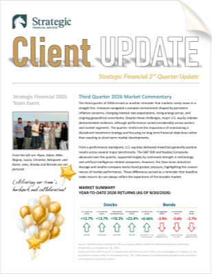 Strategic Financial Q3 Client Update Newsletter