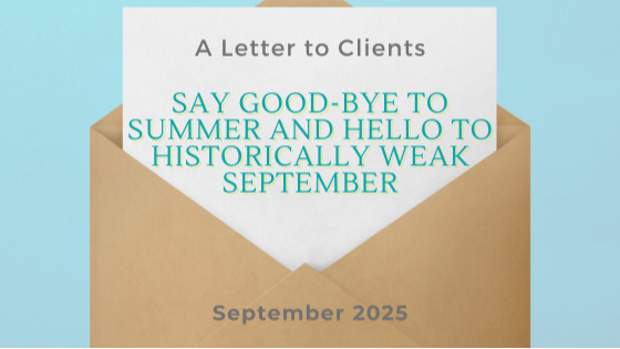Say Good-Bye to Summer and Hello to Historically Weak September