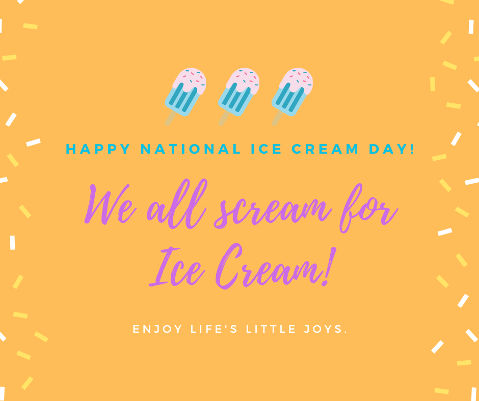 National Ice Cream Day