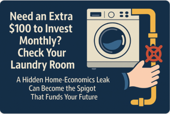 Need an Extra $100 to Invest Monthly? Check Your Laundry Room