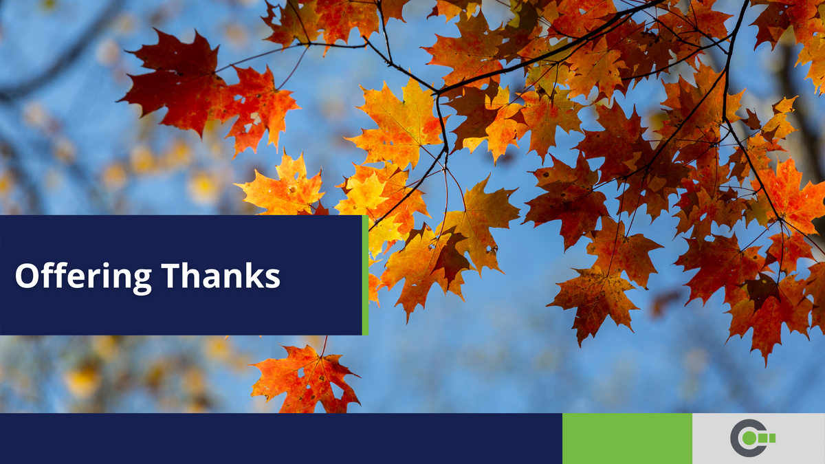 Market Update: Offering Thanks