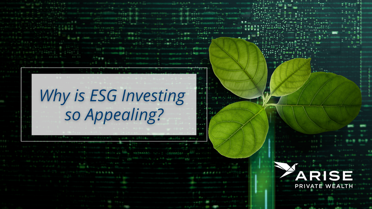 Why is ESG Investing So Appealing?