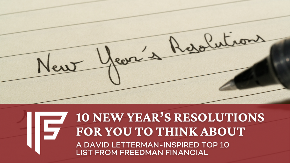 10 New Year’s Resolutions for You to Think About