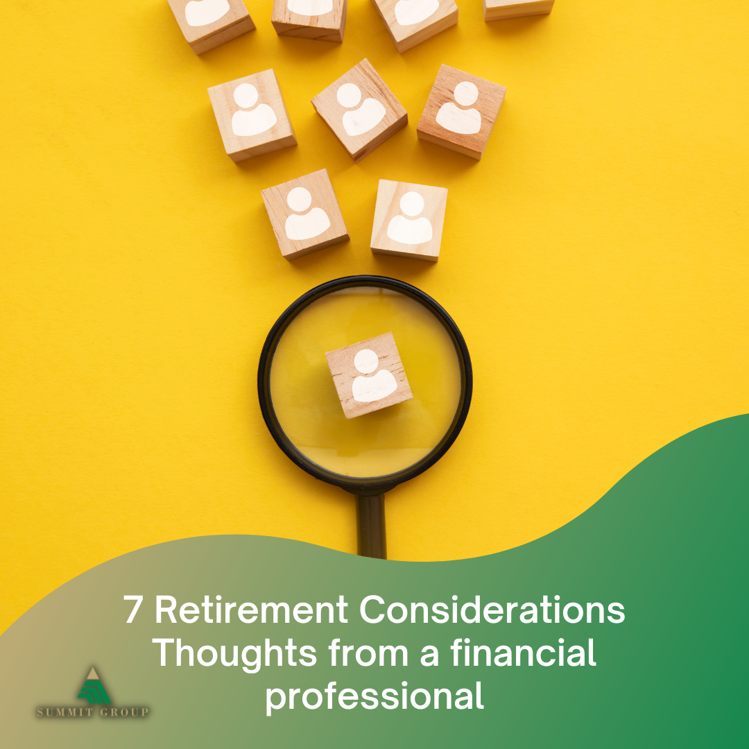 7 Retirement Considerations