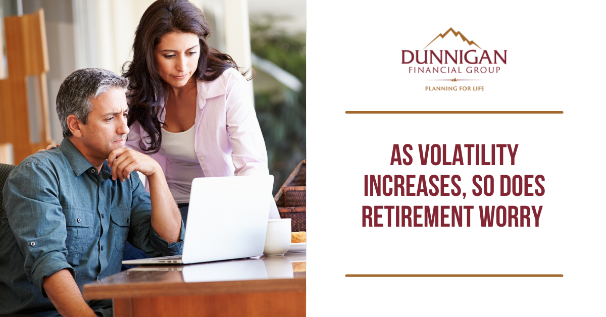 As Volatility Increases, So Does Retirement Worry