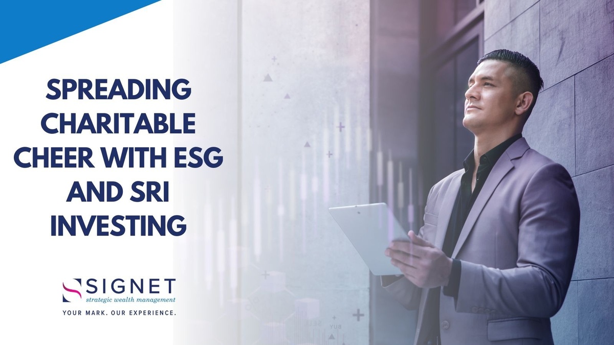 Spreading Charitable Cheer with ESG and SRI Investing