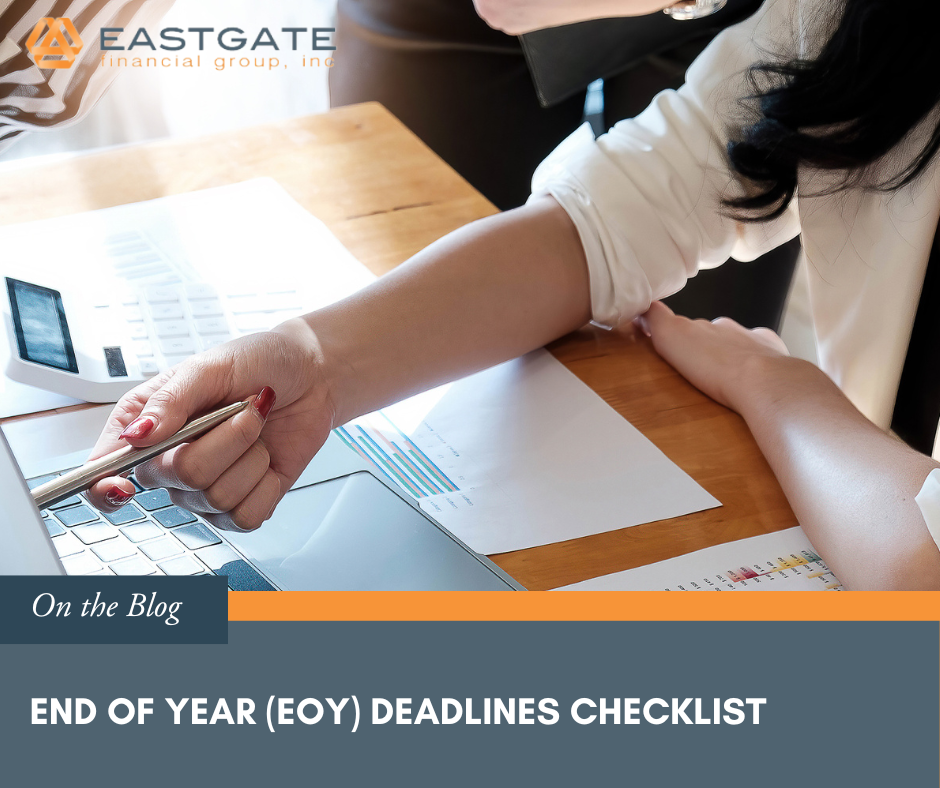 End of Year (EOY) Deadlines Checklist