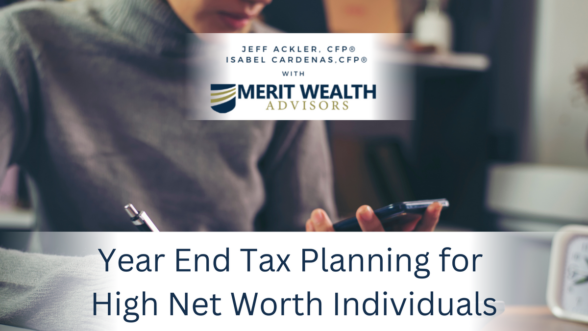 Year-end Tax Planning for High-Net-Worth Individuals