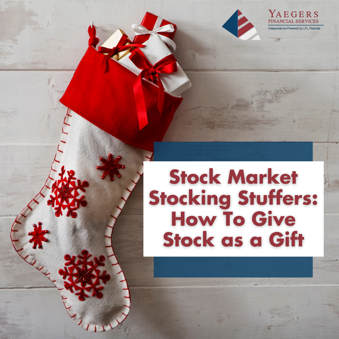 Stock Market Stocking Stuffers: How To Give Stock as a Gift