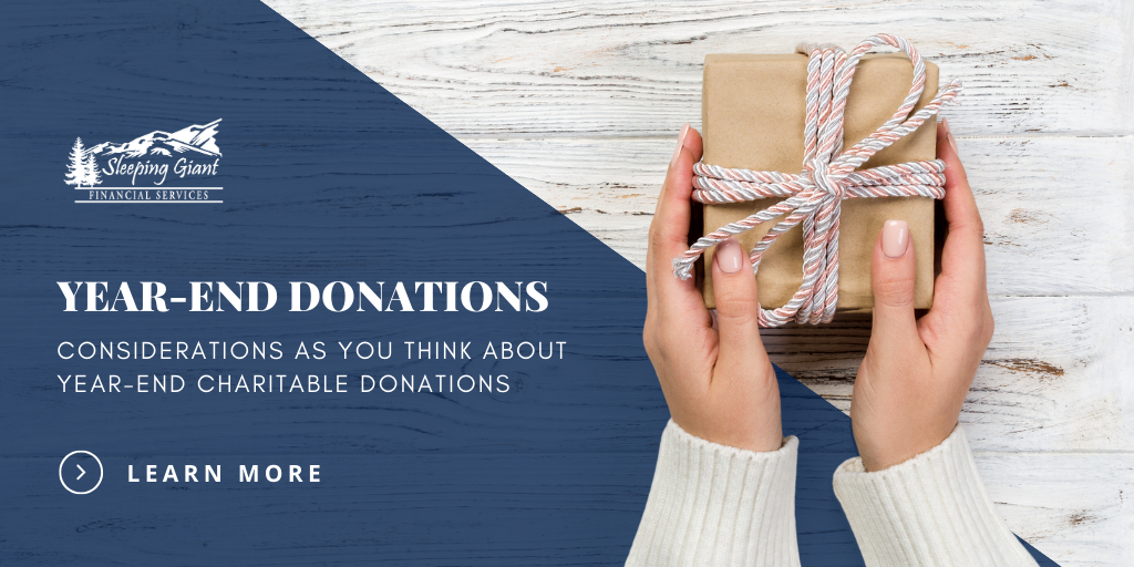 Year-End Donations and #GivingTuesday