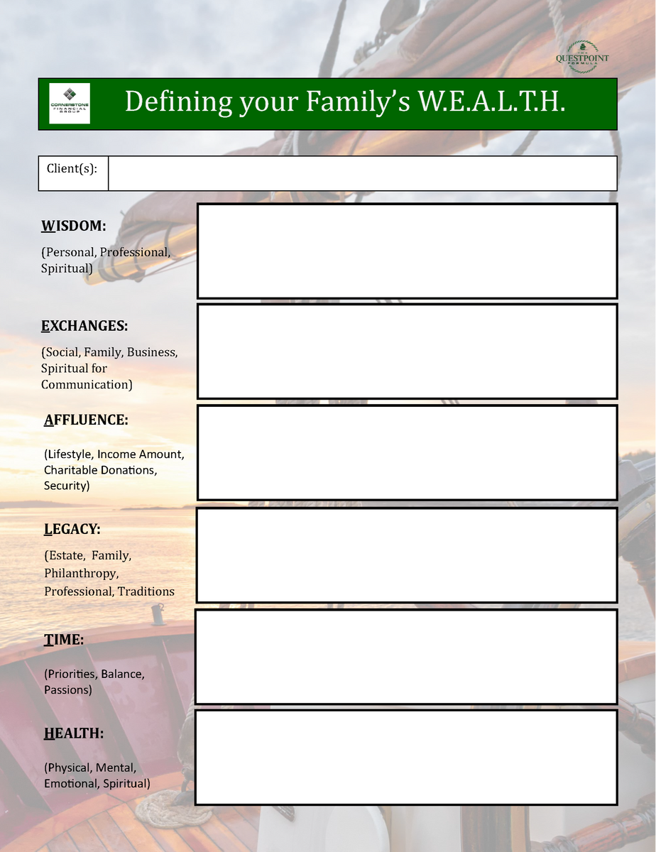 What does your W.E.A.L.T.H. look like?