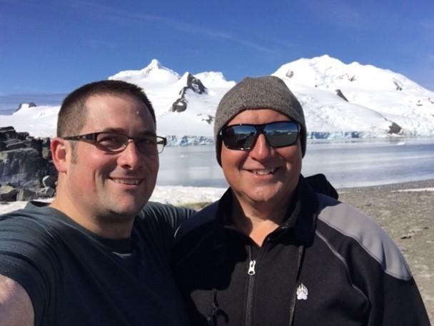 John and Tim Antarctica