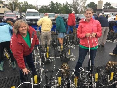Happy volunteers