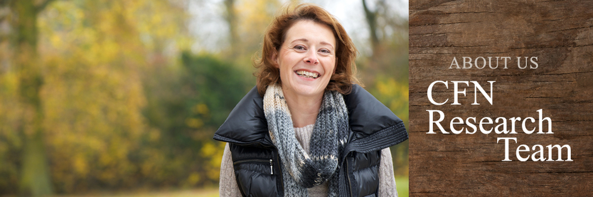 CFN Research team banner of woman smiling