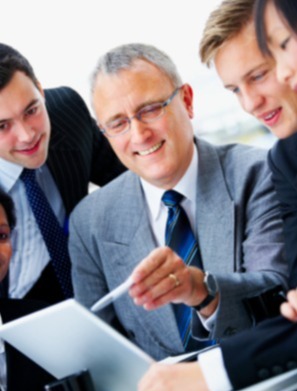businessmen-looking-at-tablet