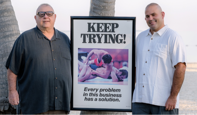 KEEP TRYING! Every problem in this business has a solution.