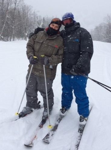 Peter and John at Lutsen skiing