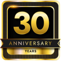 30 Year Anniversary Badge