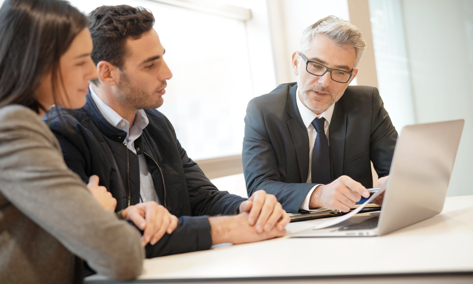 Financial planning meeting