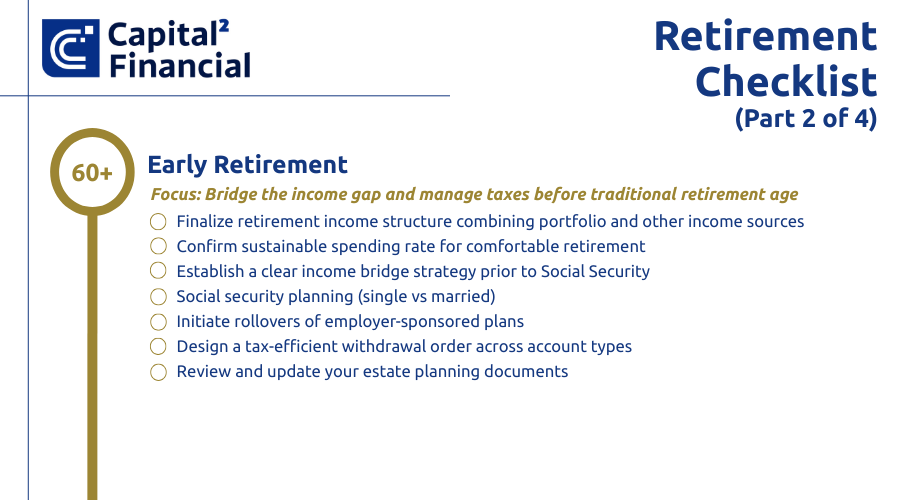 Retirement Checklist Part 2 of 4: Early Retirement
