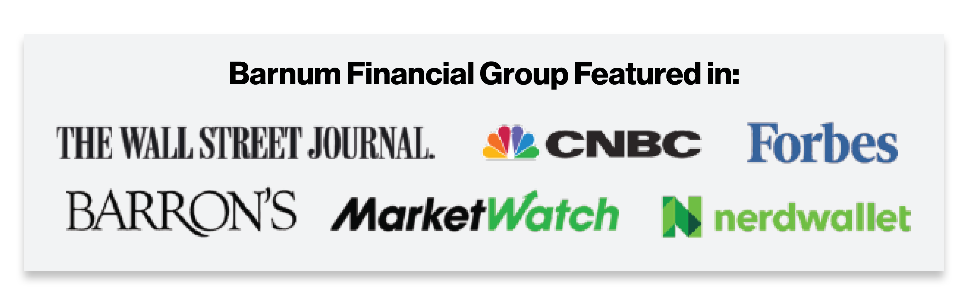 Barnum Financial Group Featured In