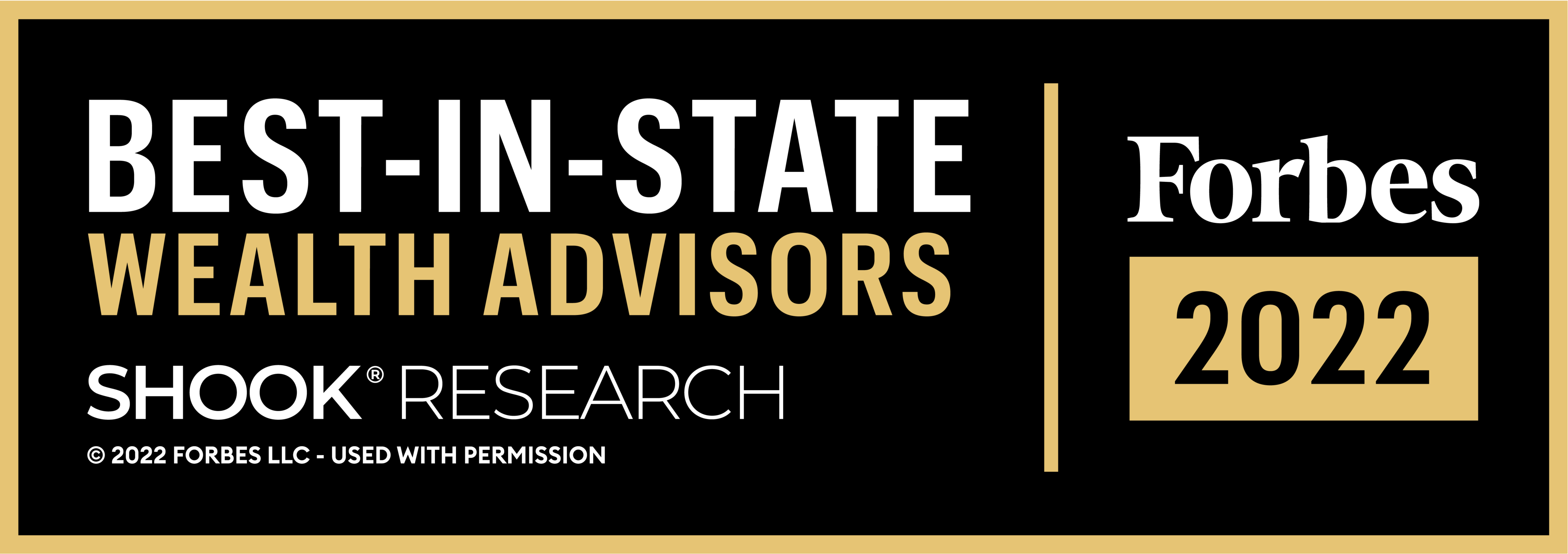 Forbes 2022 Best-In-State Wealth Advisors Award