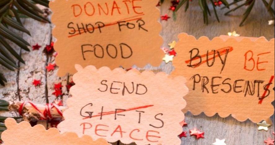 photo of to-do notes with the to-dos change from doing regular things to generous things.