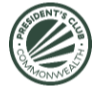 President's club badge