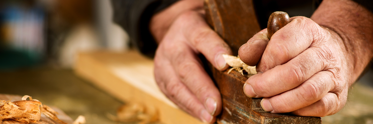 person doing woodworking