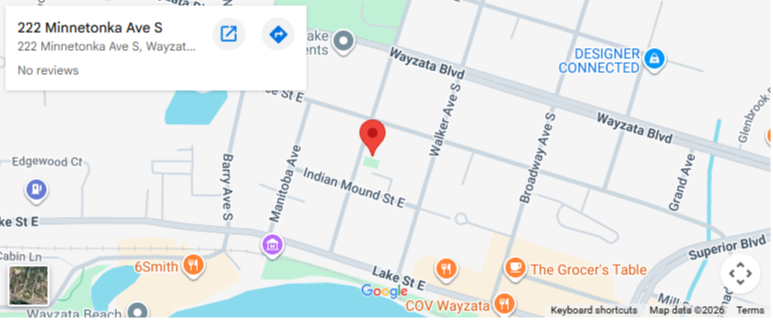 Wayzata Office Map