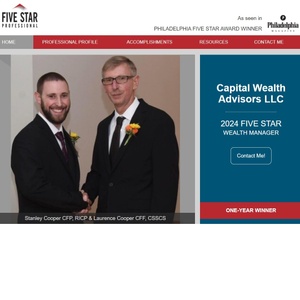 Stan Cooper CFP, RICP & Laurence Cooper CFF, CSSCS 
