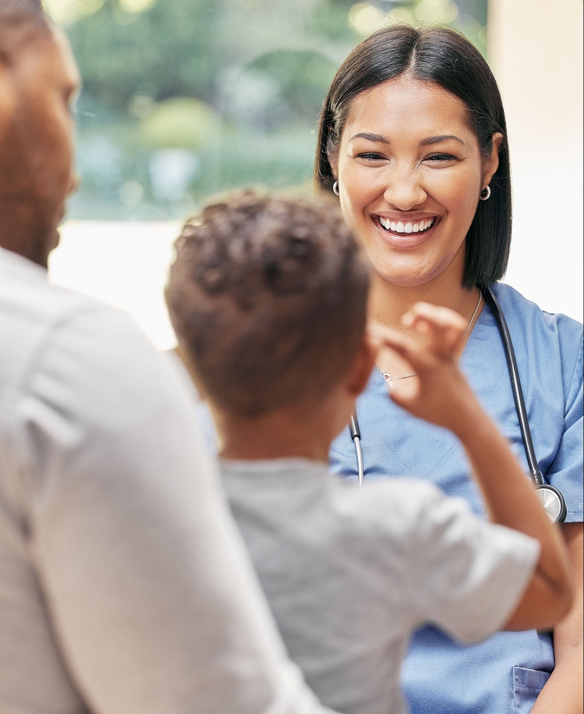 Doctor consulting with patient