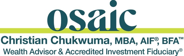 Christian Chukwuma, MBA, AIF<sup><sup>®</sup></sup>, BFA™ Home