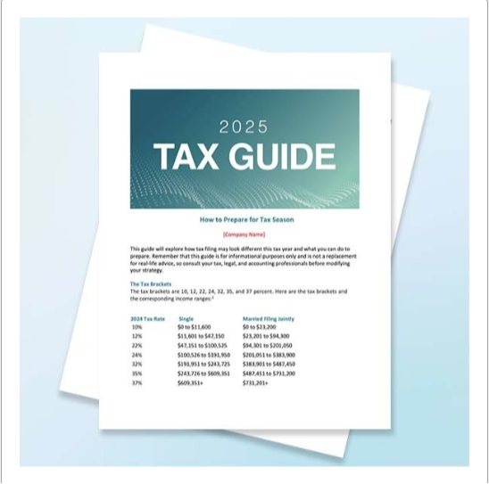 2025 Annual Tax Guide