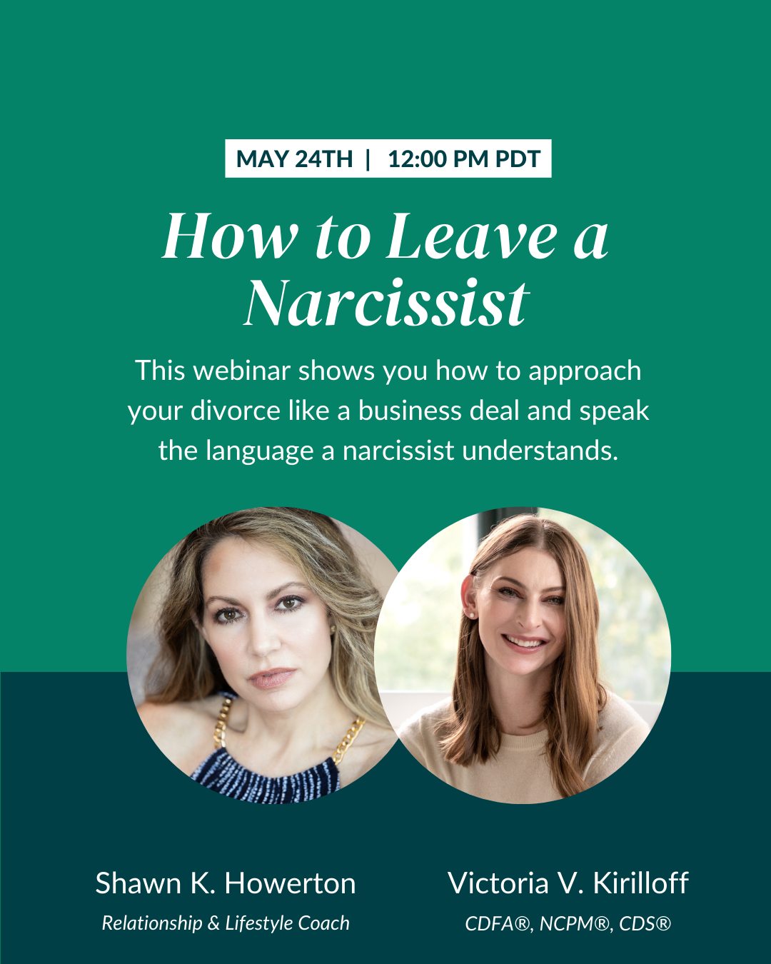 Live Webinar: How to Leave a Narcissist