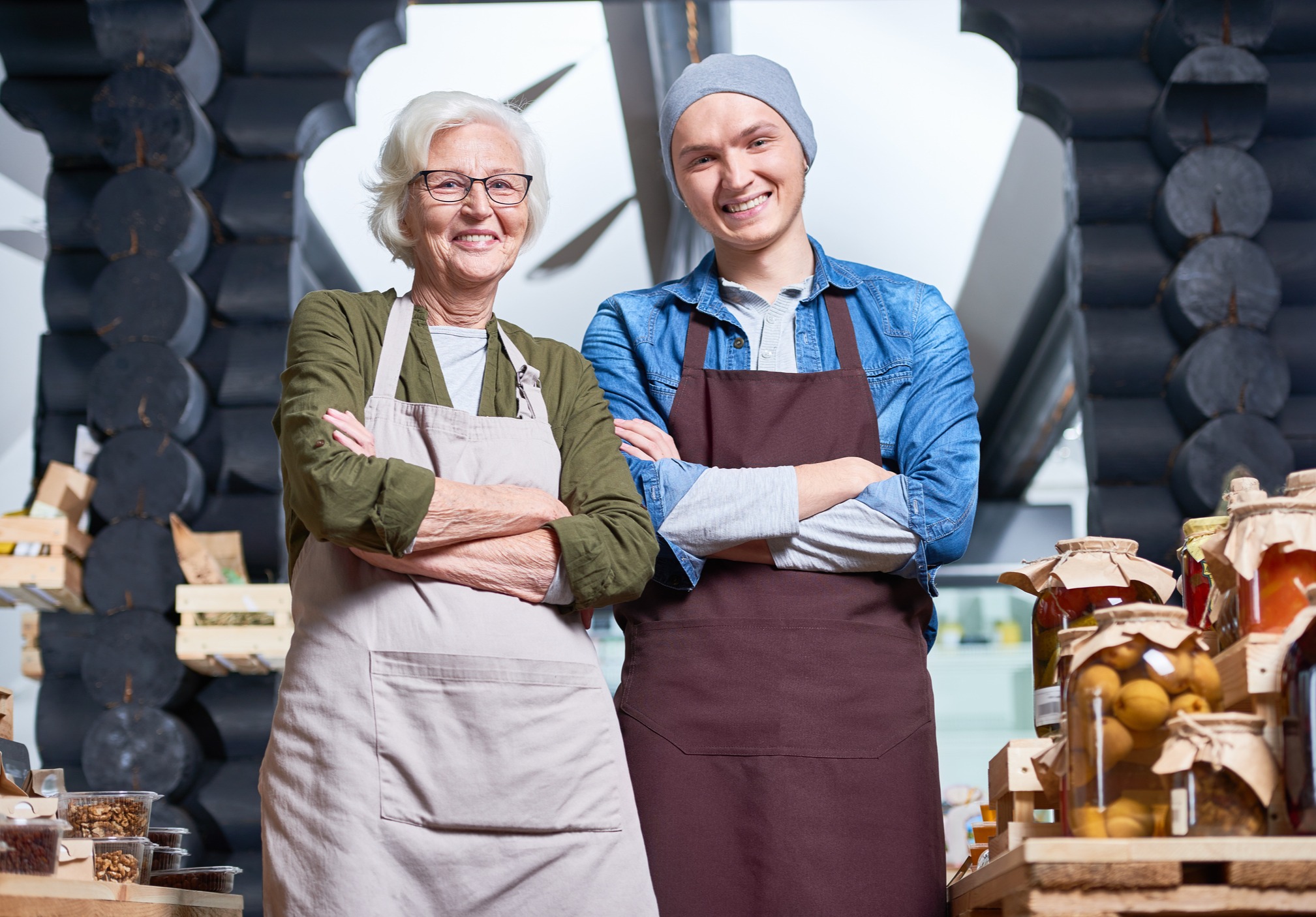 Mother and Son small business