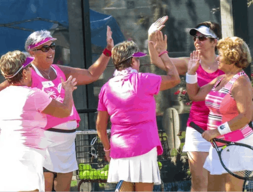 Sun City Women’s Tennis – Tennis in the Pink